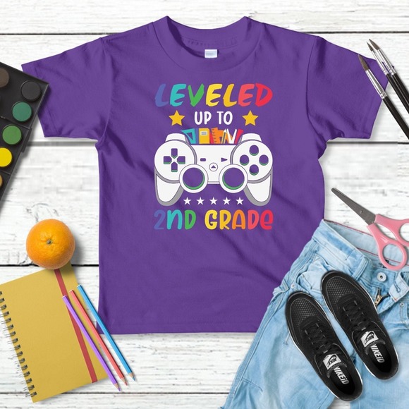 2nd Grade Shirt, 100 Days Of School , Hardworking Student Shirt ,Teacher Life - Picture 1 of 2